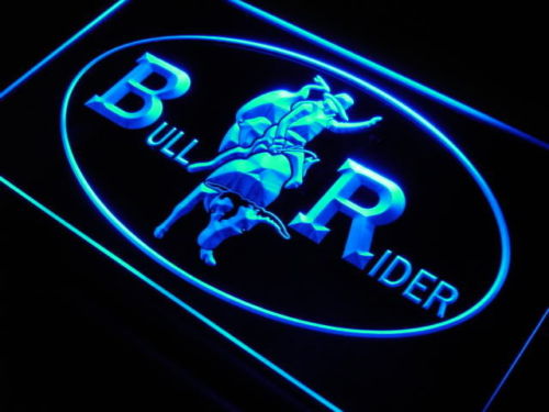 Cowboys Bull Rider LED Neon Sign